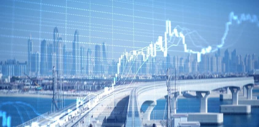 Dubai Marina, gráfico ascendente