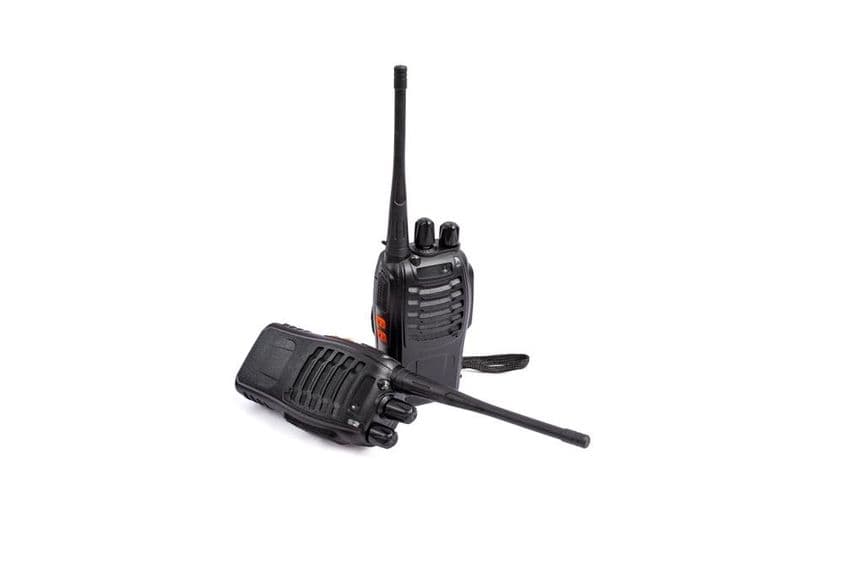 Dois walkie-talkies.