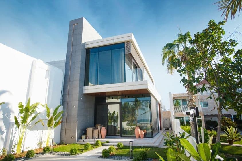 Interior ao ar livre de villa em Dubai