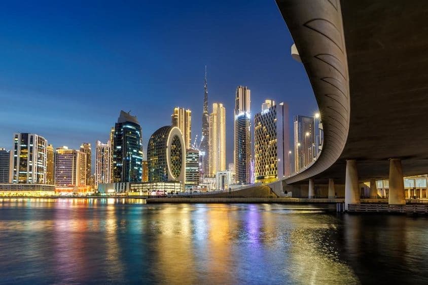 Dubai à noite