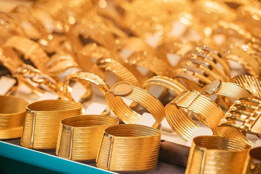 Dubai ouro, bracelete de 24 quilates.