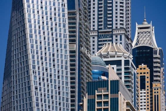 Arranha-céus de Dubai.
