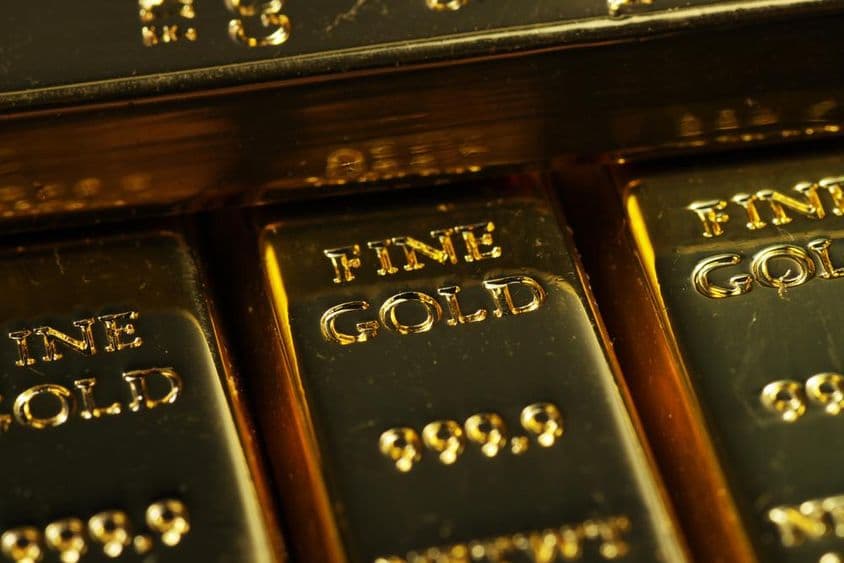 Ouro de investimento com 999.9% de pureza.