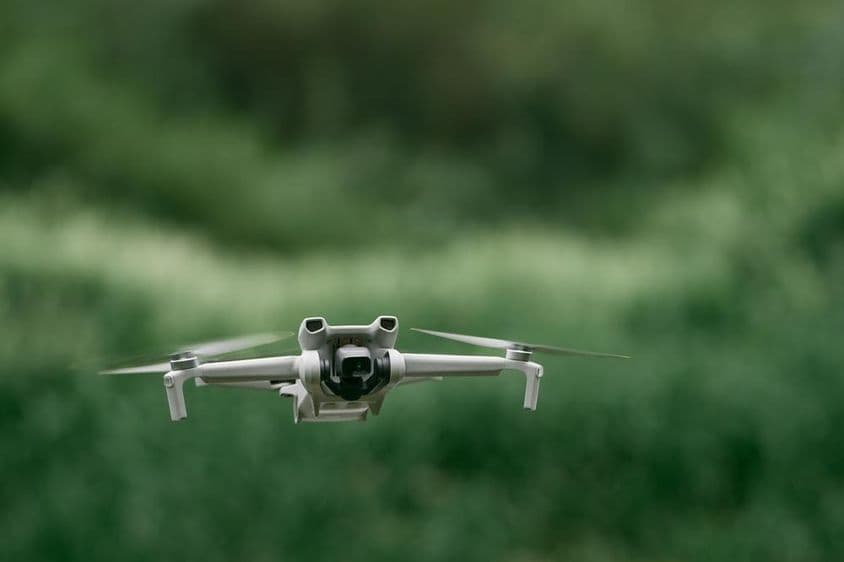 Drone voando.