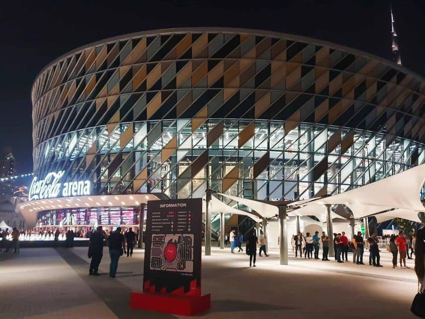 Coca-Cola Arena Dubai.