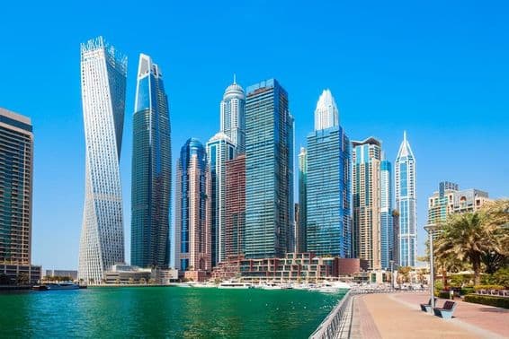 Arranha-céus de Dubai.