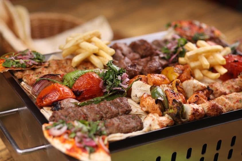 Churrasco em Dubai.