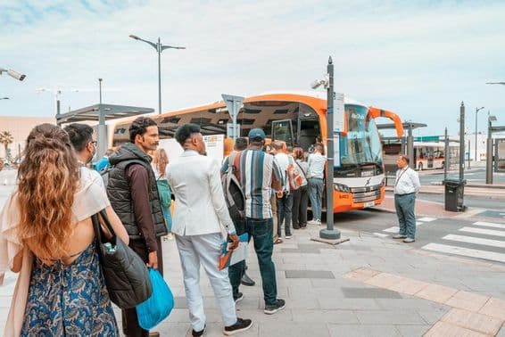 Estação de ônibus de Dubai.
