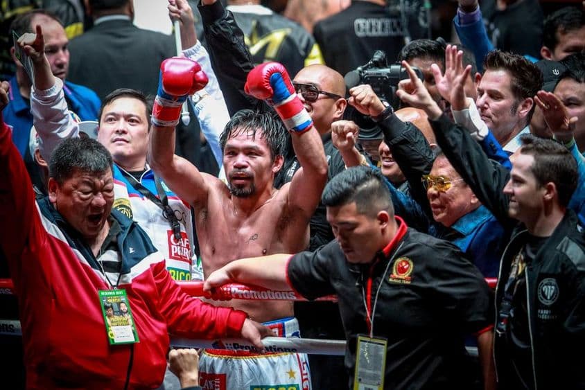 Manny Pacquiao: Pugilista lendário em Dubai.