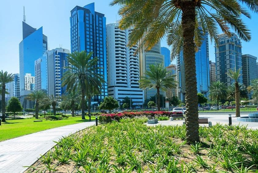 Arranha-céus de Abu Dhabi.