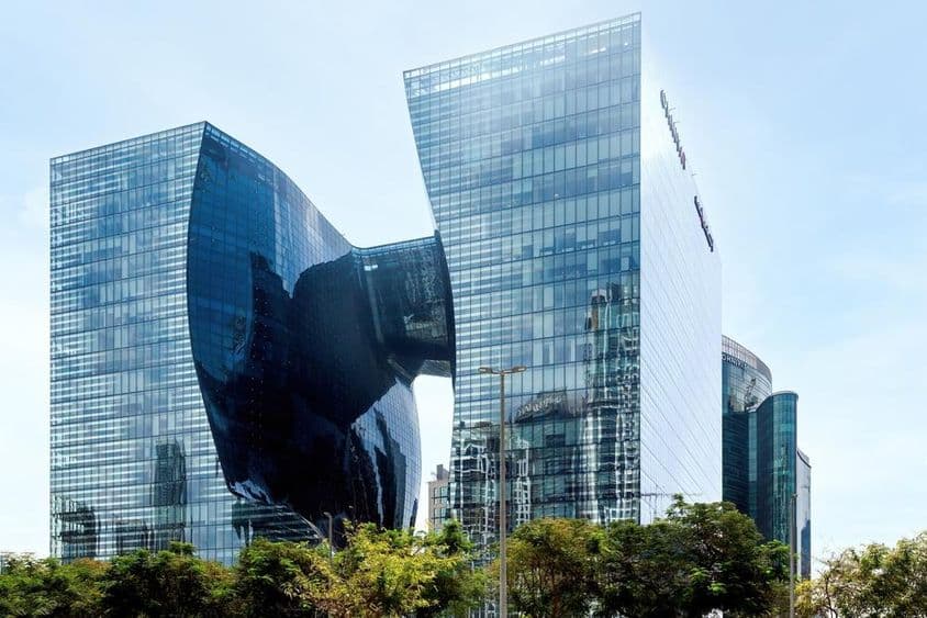 A Torre Opus no Business Bay.