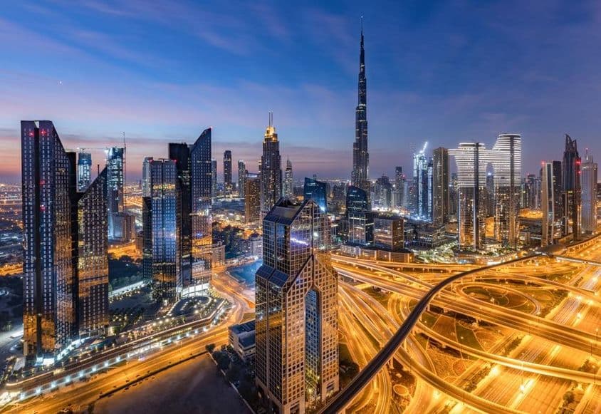 Panorama de Dubai.