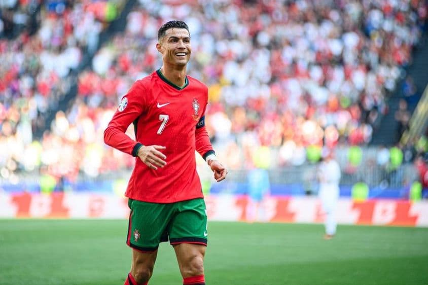Cristiano Ronaldo no Signal Iduna Park.