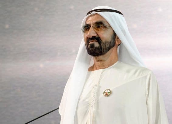 Sheikh Mohammed bin Rashid Al Maktoum, Vice-presidente e Primeiro-ministro dos Emirados Árabes Unidos, e governante de Dubai.