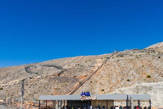 A popular atração Jais Sledder em RAK.