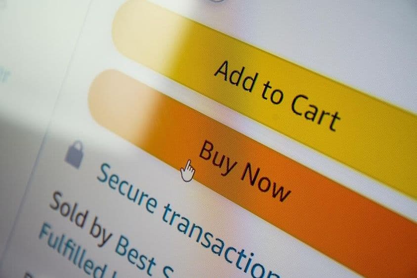 Compras de produtos online na Amazon.