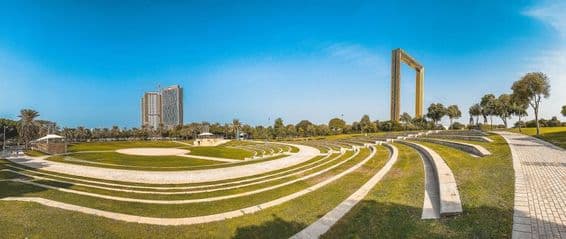 Estrutura de Dubai no Zabeel Park.