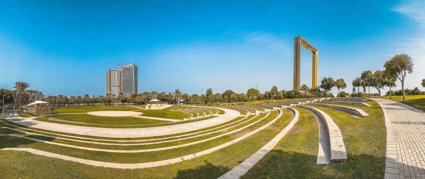 Estrutura de Dubai no Zabeel Park.