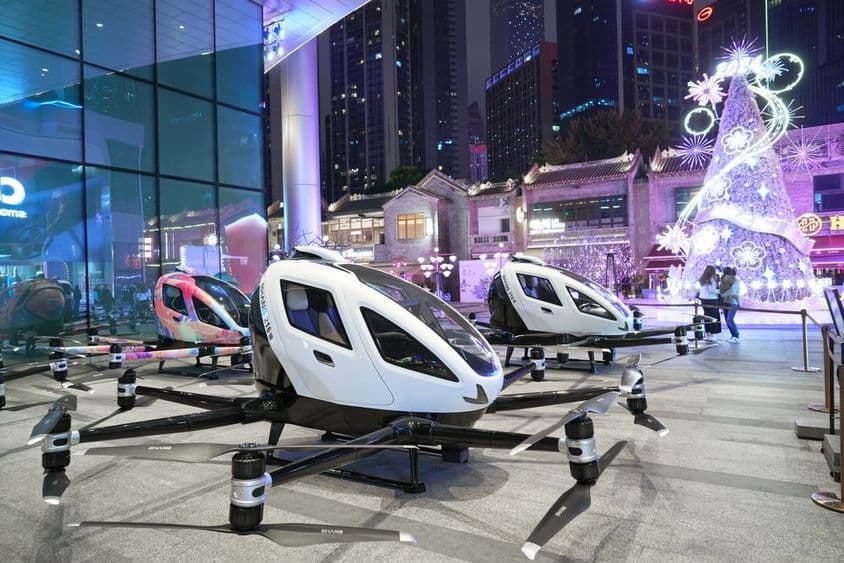 Drone capaz de transportar pessoas.