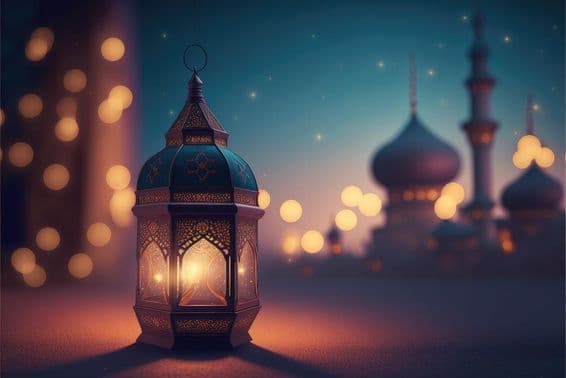 lanterna do Eid Al Adha.