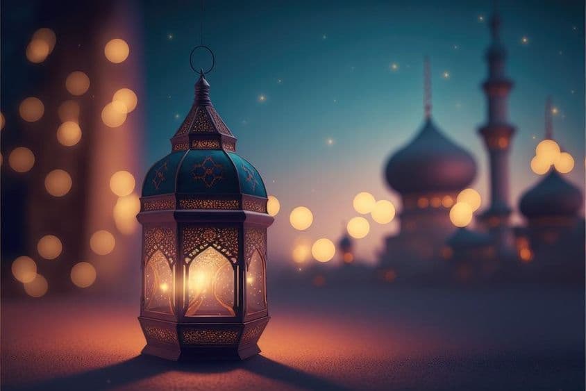 lanterna do Eid Al Adha.