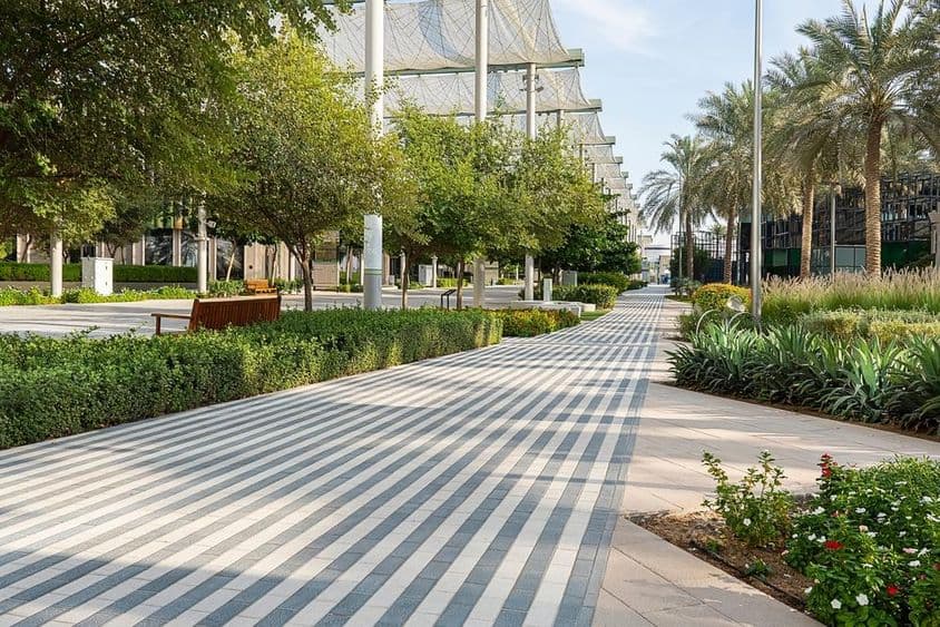 Dubai, Emirados Árabes Unidos. Centro de Exposições de Dubai.