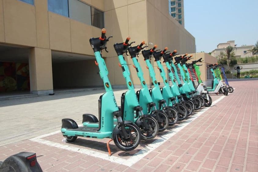 A Careem BIKE é utilizável para viagens rápidas.