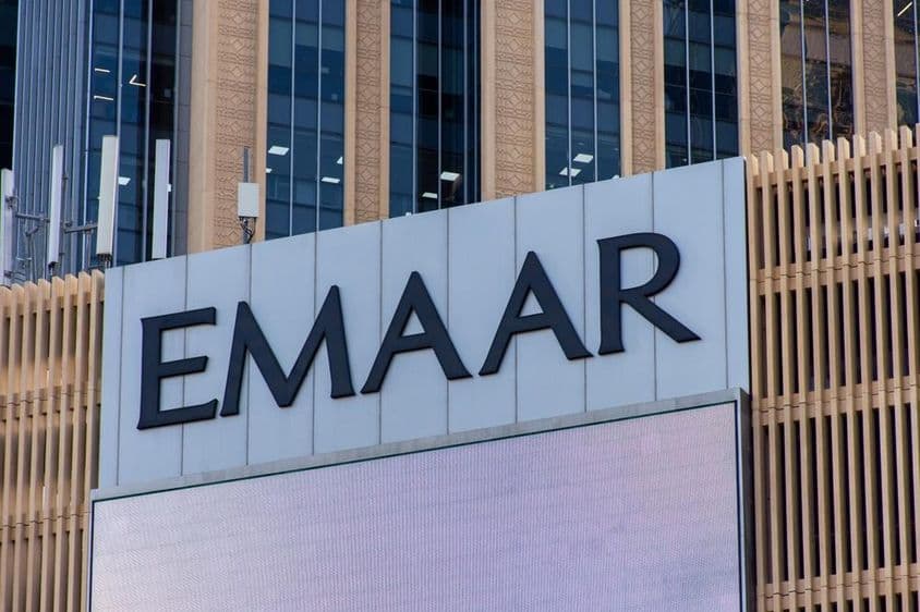 Edifício da Emaar, uma incorporadora imobiliária dos Emirados, na Marina de Dubai.