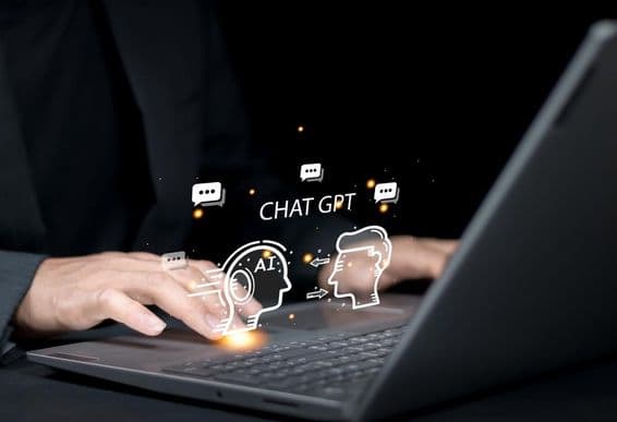 Conversa com Inteligência Artificial no ChatGPT.