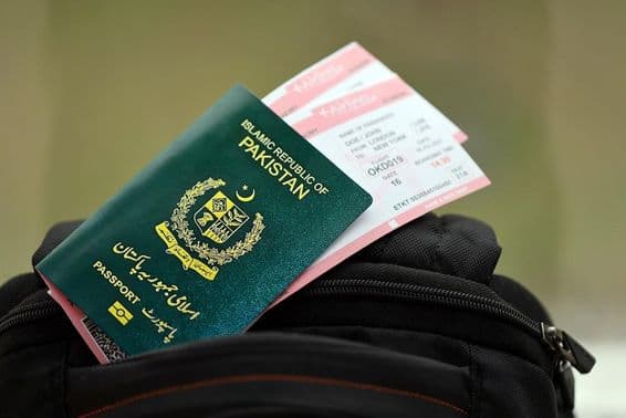 Passaporte da República Islâmica do Paquistão.