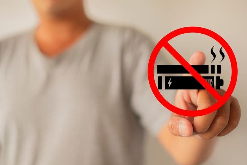 Símbolo de aviso de área sem fumaça sem fumar