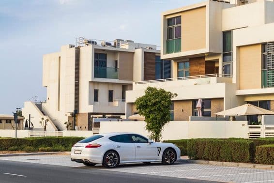 Casa moderna no distrito sul de Dubai.