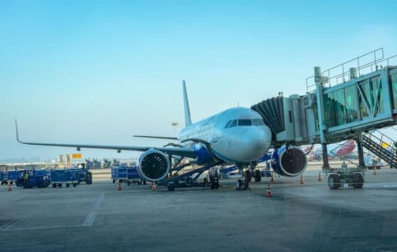 Indigo, maior companhia aérea de baixo custo da Índia, com 280 aeronaves.