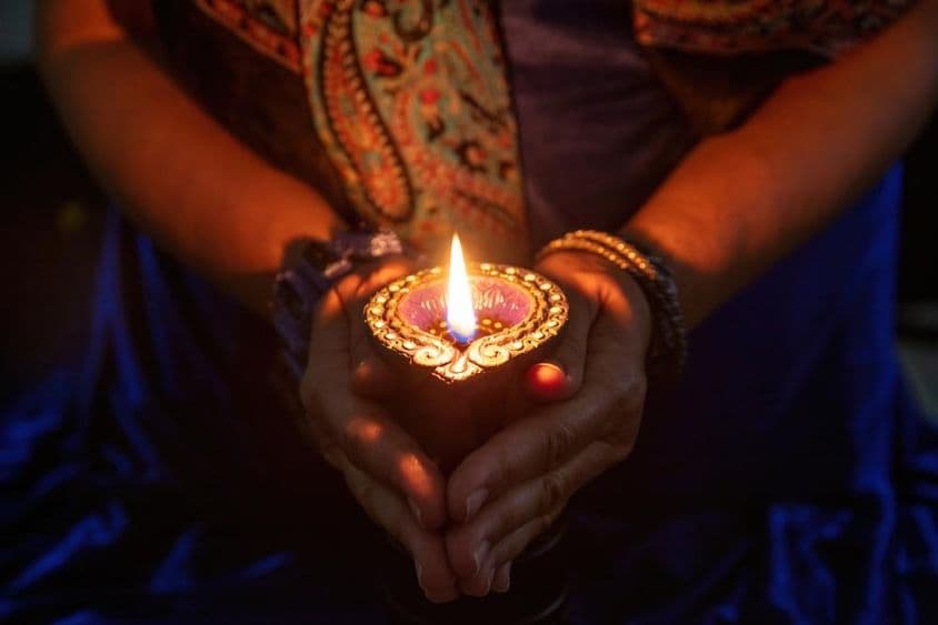 Diwali, Festival Hindu de Deepavali, festival das luzes.