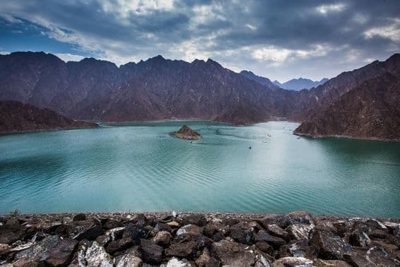 Lago Ajman Hatta em Masfout.
