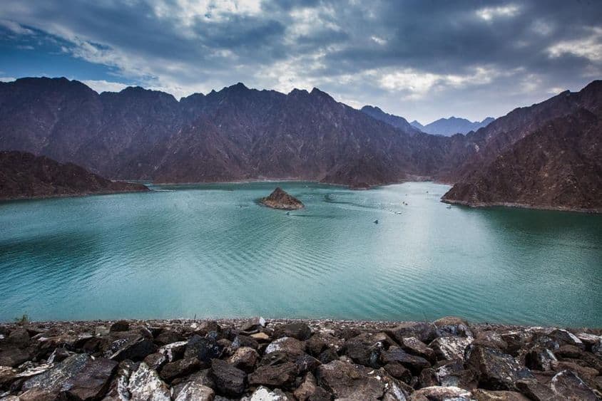 Lago Ajman Hatta em Masfout.
