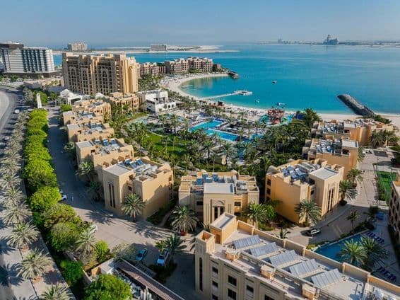 Ilha Al Marjan, Ras Al Khaimah, Emirados Árabes Unidos, hotel de luxo.