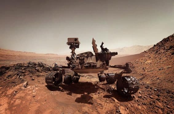 rover em Marte.