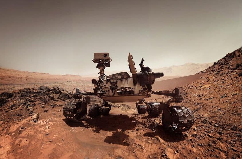 rover em Marte.