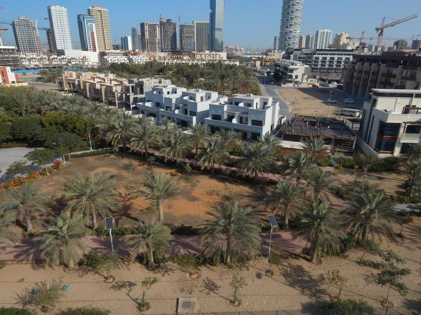 Vista aérea de Dubai JVC.