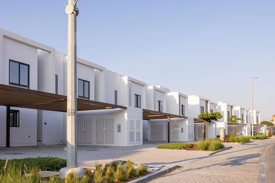 Casas modernas e residências em Dubai.