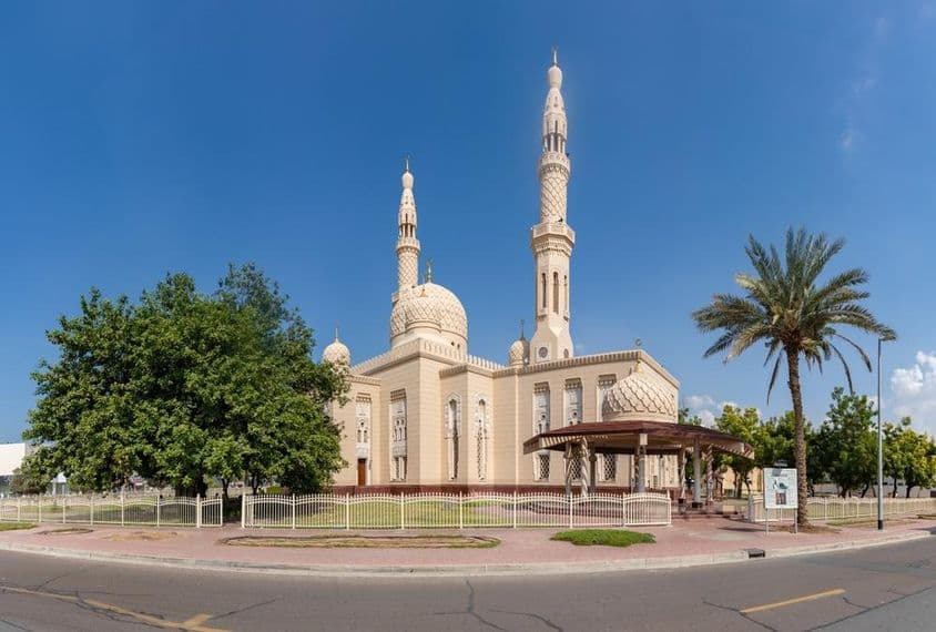 A Mesquita Jumeirah em Dubai.