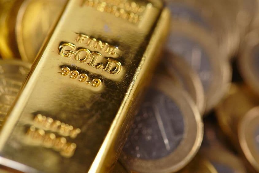 Barra de ouro 999.9 investimento em ouro.