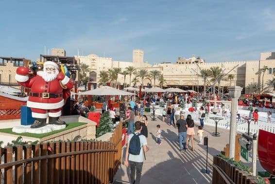 Programas festivos de Natal e Ano Novo em Dubai para crianças e adultos.
