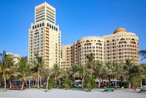Hotel de luxo cinco estrelas Waldorf Astoria em Ras al Khaimah.