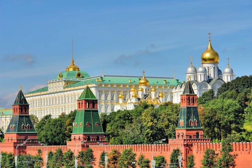 O Kremlin de Moscou.