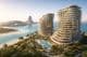 Panorama das Baccarat Residences Saadiyat.