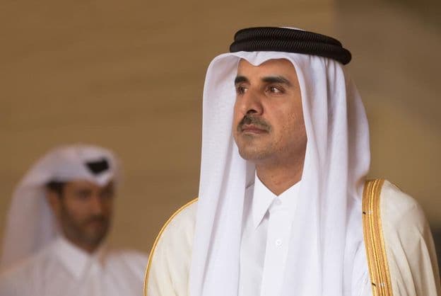 Xeque Tamim bin Hamad Al Thani do Catar.