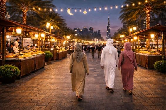 Passeio Noturno de Ramadã em Karama