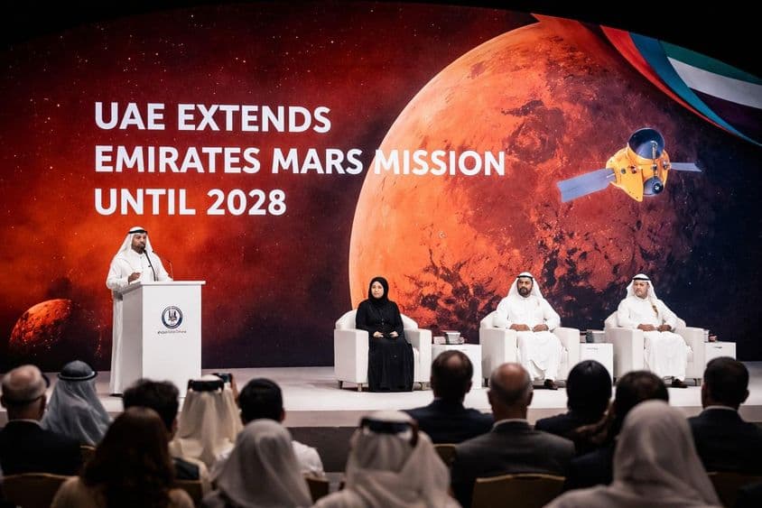 A Missão a Marte dos Emirados continua até 2028.